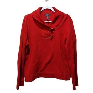 𝅺lauren RALPH LAUREN MENS LONG SLEEVE BUTTON FRONT RIBBED SHIRT- XL